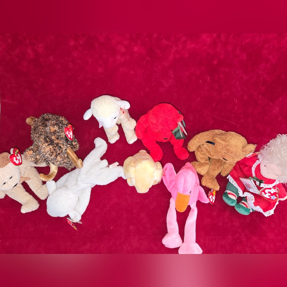 Assorted TY Beanie Babies Plush Toys